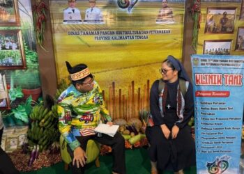 Dinas TPHP Kalteng Promosikan Produk Pangan Lokal dan Layanan Klinik Tani di Kalteng Expo 2026