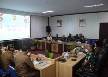 Pj. Sekda Kalteng Terima Audiensi Tim Pokja Staf Ahli Kasad Bahas Pelestarian Hutan dan Ketahanan Wilayah
