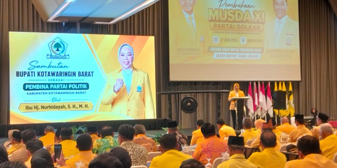 Nurhidayah Terpilih Aklamasi Jadi Ketua Golkar Kobar