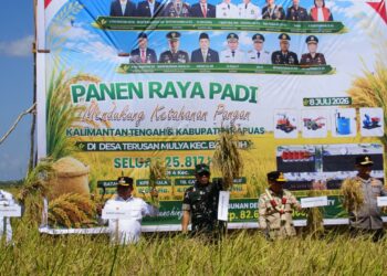 Pangdam XXII/Tambun Bungai Hadiri Peresmian Waterfront City dan Panen Raya Padi di Kapuas