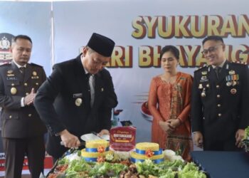 Bupati Masduki Hadiri Syukuran Hari Bhayangkara ke-80, Apresiasi Dedikasi Polri untuk Masyarakat