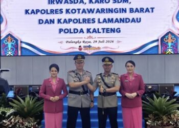 AKBP Joko Handono Resmi Jabat Kapolres Kobar, Gantikan AKBP Theodorus Priyo Santosa