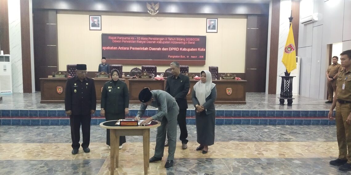 DPRD-Pemkab Kobar Sepakati Perubahan KUA-PPAS, Pendapatan Jadi Rp1,368 Triliun