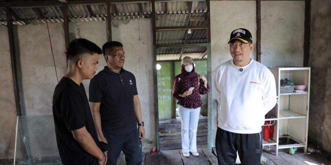Kuota BSPS di Kuala Jelai Naik Jadi 18 Unit, Bupati Masduki Tinjau Langsung Penerima Manfaat
