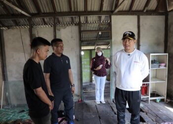 Kuota BSPS di Kuala Jelai Naik Jadi 18 Unit, Bupati Masduki Tinjau Langsung Penerima Manfaat