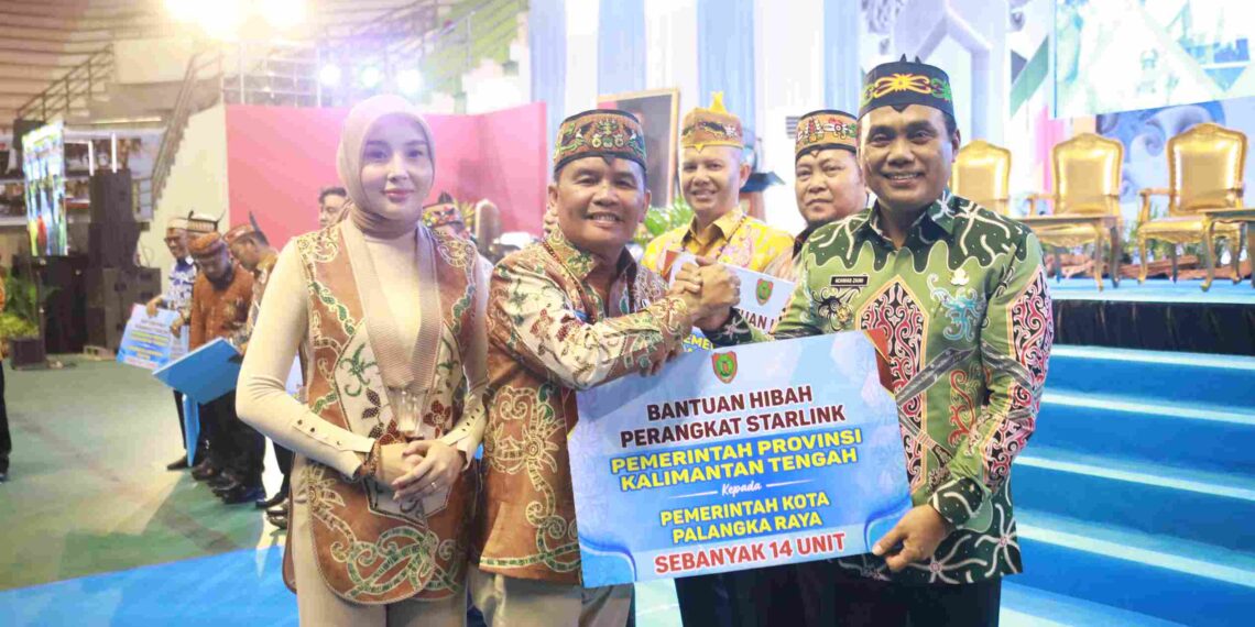 Pemprov Kalteng Salurkan Hibah Starlink untuk Percepat Akses Internet hingga Pelosok 