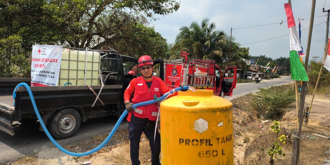 Krisis Air Bersih di Bungur, Hampir Dua Pekan PMI Kobar Distribusikan Air Dua Shif