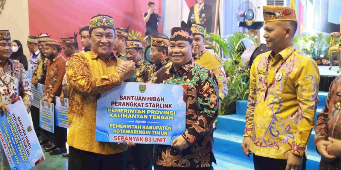 Kalteng Salurkan Hibah Starlink, Percepat Akses Internet hingga Desa Terpencil