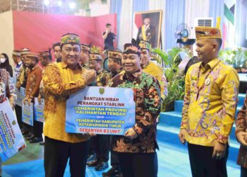Kalteng Salurkan Hibah Starlink, Percepat Akses Internet hingga Desa Terpencil
