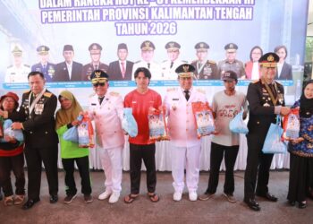 HUT ke-81 RI, Pemprov Kalteng Gelar Pasar Murah 5.000 Paket Sembako