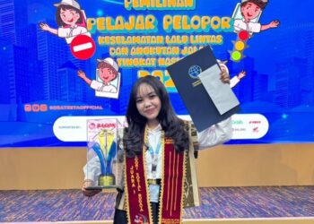 Pelajar Kalteng Juara 1 Nasional, Ribka Bawa Talawang sebagai Media Edukasi Keselamatan Lalu Lintas