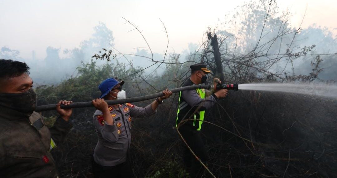Stop Bakar Lahan, Polres Kobar Telah Tetapkan 1 Tersangka dan 8 Orang Dalam Pendalaman