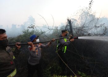 Stop Bakar Lahan, Polres Kobar Telah Tetapkan 1 Tersangka dan 8 Orang Dalam Pendalaman