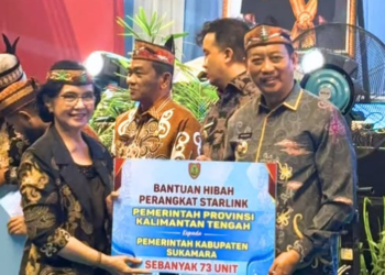 Rakor Pemerintahan Desa/Kelurahan, Sukamara Terima 73 Perangkat Starlink