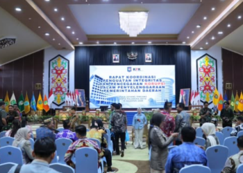 Bupati Masduki Hadiri Rakor Penguatan Integritas dan Pencegahan Korupsi
