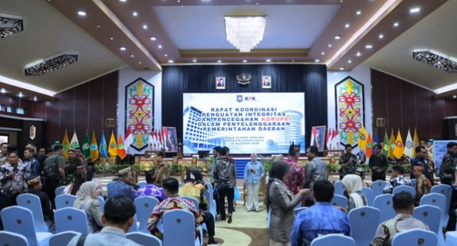 Bupati Masduki Hadiri Rakor Penguatan Integritas dan Pencegahan Korupsi