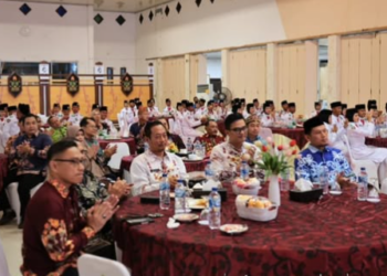 Bupati Sukamara Apresiasi Paskibraka dalam Malam Kenegaraan HUT ke-81 RI