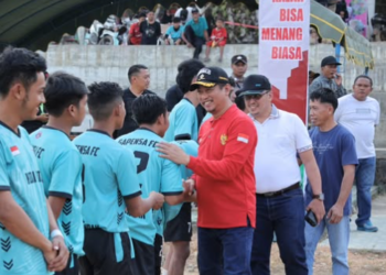 Bupati Sukamara Buka Turnamen Sepak Bola Permata Kecubung Cup 2026