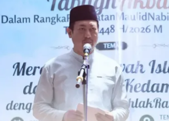 Bupati Sukamara Hadiri Tabligh Akbar Maulid Nabi Muhammad SAW di Kartamulia