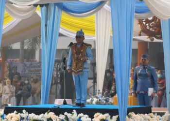 HUT ke-67 Barsel, Gubernur Agustiar Tekankan Sinergi Pembangunan dan Penanganan Karhutla