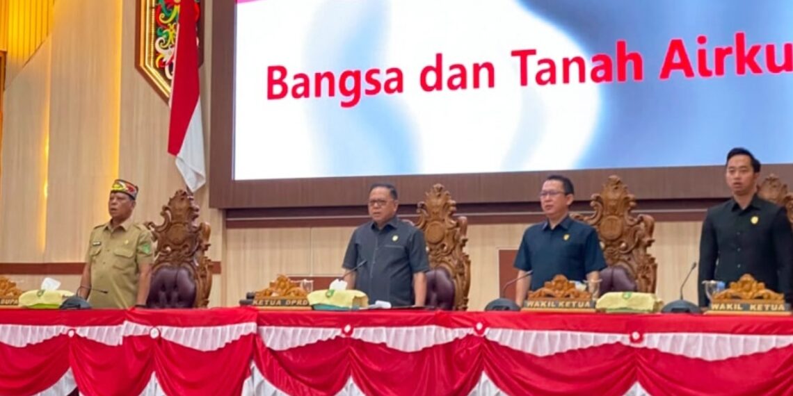 Wakil Bupati Nur Efendi Hadiri Rapat Paripurna ke-7 DPRD Sukamara