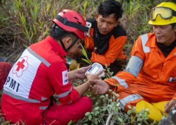 PMI Kobar Backup Medis Tim Karhutla, Warga yang Terdampak Juga Dapat Layanan