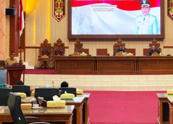 Wakil Bupati Nur Efendi Hadiri Rapat Paripurna DPRD Sukamara Bahas Pertanggungjawaban APBD 2025