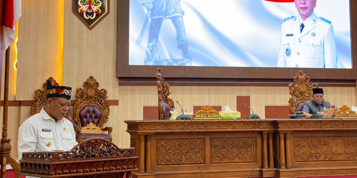 Wakil Bupati Nur Efendi Hadiri Rapat Paripurna Ke-4 DPRD Sukamara