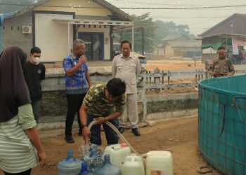 Pemkab Sukamara Salurkan Air Bersih Gratis untuk Warga Desa Laman Baru