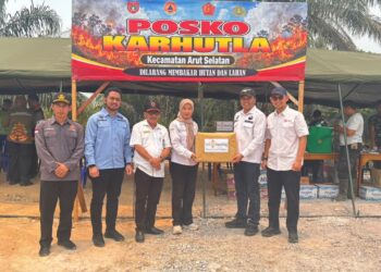 Bank Marunting Hadir Beri Dukungan bagi Petugas yang Berjibaku Tangani Karhutla