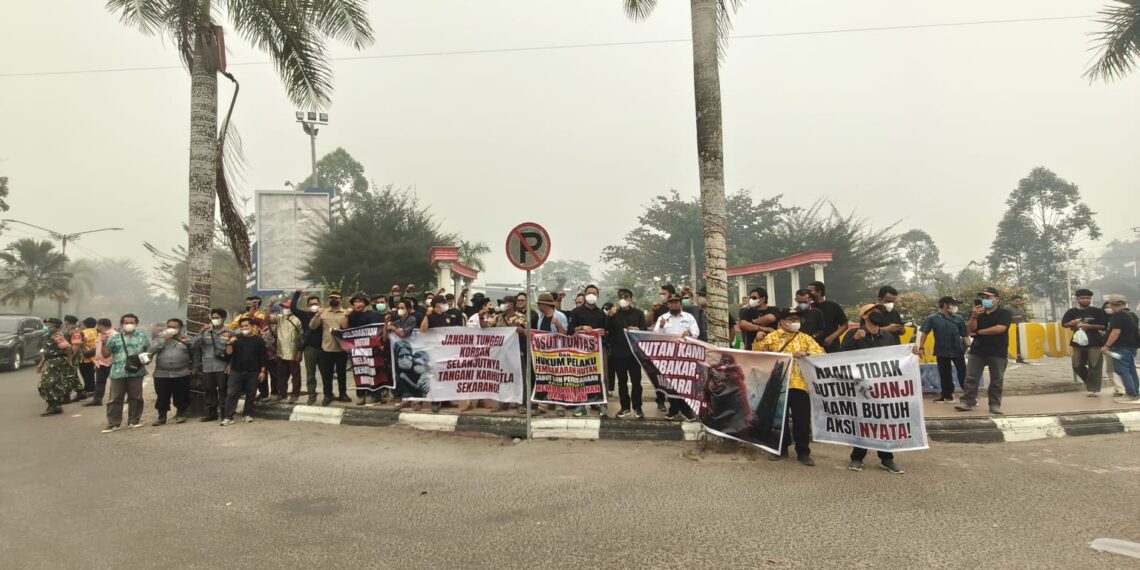 APDESIA Kotawaringin Lama Gelar Aksi Desak Pemerintah Tangani Karhutla, Sekolah hingga UMKM Terdampak