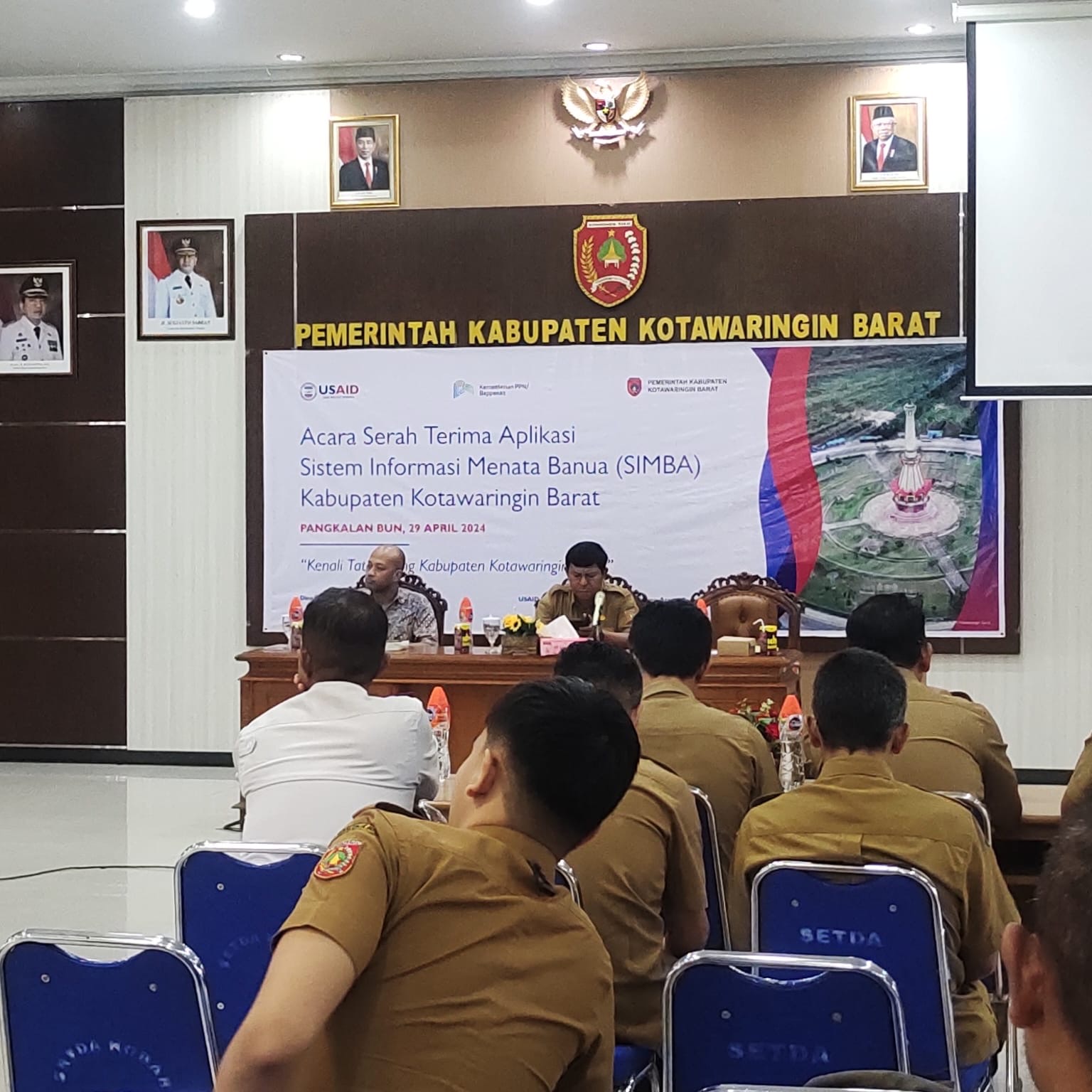 Antisipasi Pembangunan Tak Sesuai Tata Ruang, PUPR Kobar dan USAID Sosialisasikan Aplikasi SIMBA
