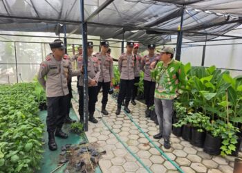Personel SPN Polda Kalteng Ikuti Pelatihan Manfaatkan Lahan Pekarangan