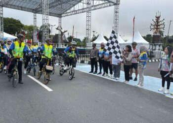 Ratusan Pesepeda Ramaikan Kalteng Berseli 69K, Dorong Sport Tourism dan Ekonomi Daerah