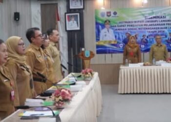 Pemkab Lamandau Percepat Perluasan Kepesertaan Jaminan Sosial Ketenagakerjaan